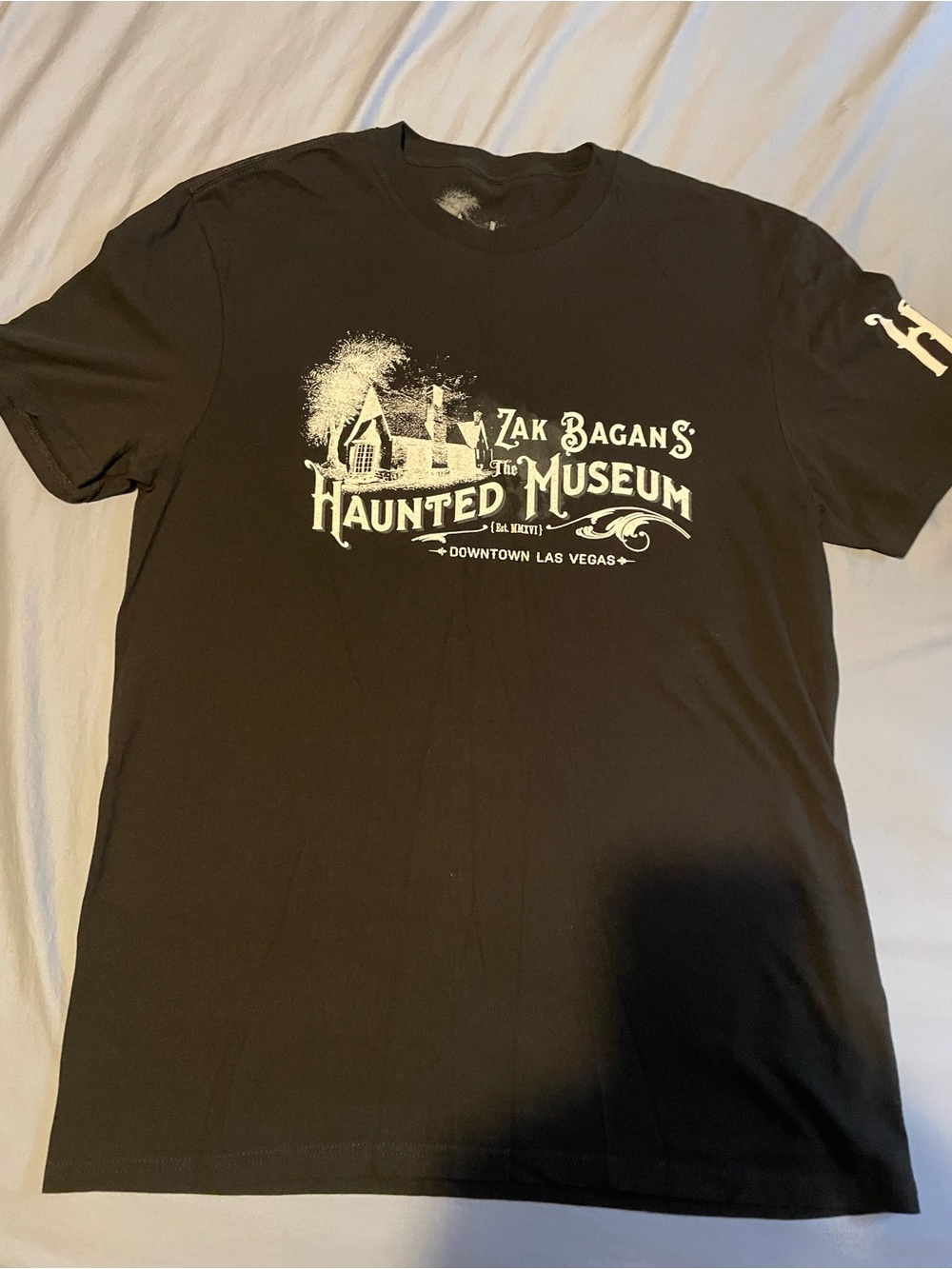 Haunted Museum Black Graphic Tee